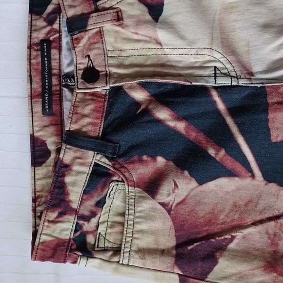 J Brand/Christopher Kane RARE Limited Edition Floral Skinny Jeans- Sz. 26 - Picture 6 of 12
